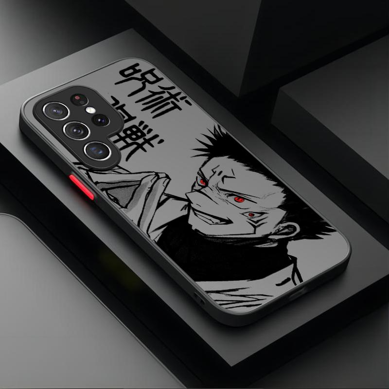 Сукуна Jujutsu Kaisen Годжо Крутой Чехол Для Samsung Galaxy S25 S24 S23 Ultra S22 S21 Plus FE A56 A36 A26 A16 A06 A15 A25 A35 A55 5G