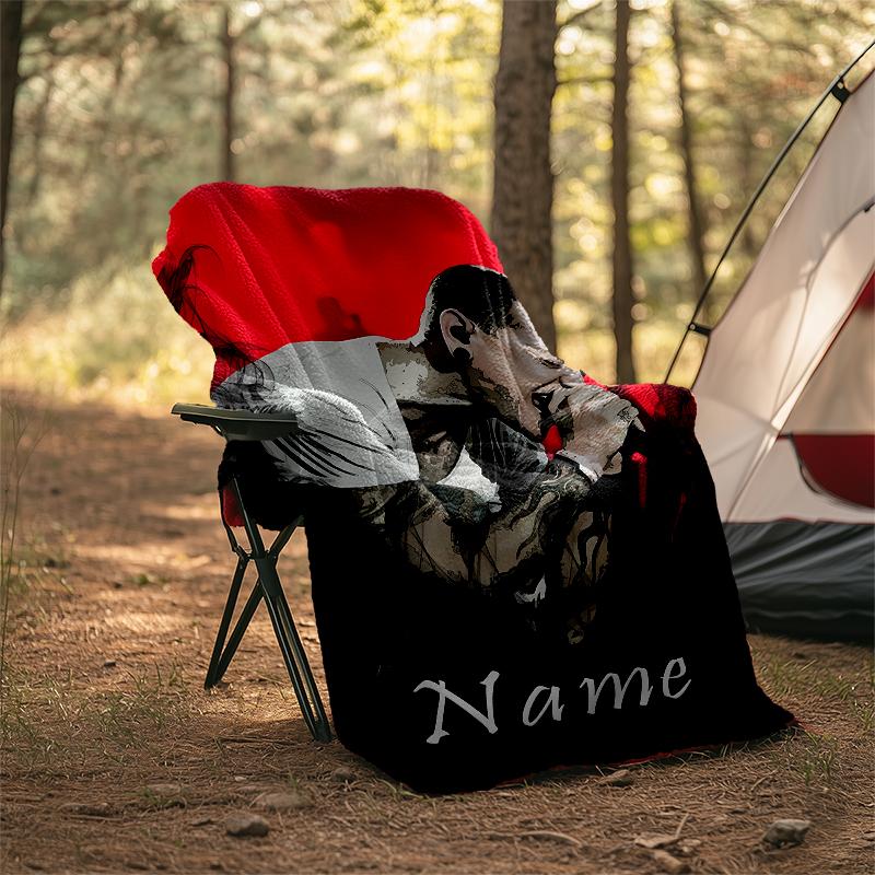 Personalized Custom Name Blanket - Linkin Park Print Design,Blanket for Sofa,Bed,Travel,Camping - Soft and Warm, Great Gift