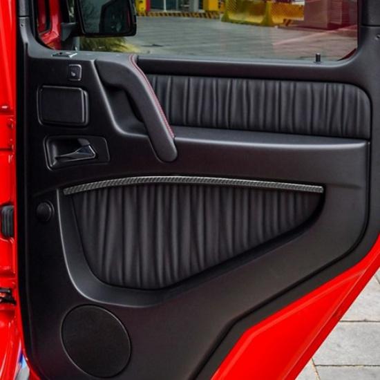 Накладка на заднюю дверь из углеродного волокна, декоративная полоса для Mercedes-Benz G-Class W463