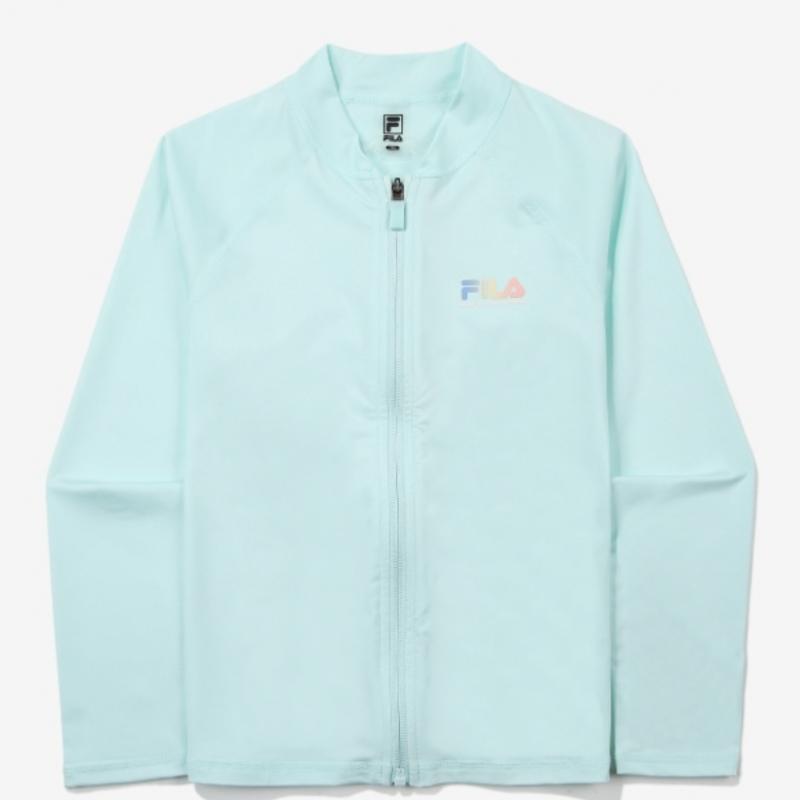[fila Kids] Aqua Zip Up Rash Guard  Fk2rtf2a02x Pmi  q0zFk2rtf2a02xPmi