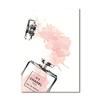 Fashion Poster Flowers Women Perfume Wall Art Canvas Painting Nordic Print Lashes Lips Books Picture Modern Salon Beauty Decor