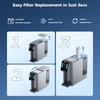 Восстановленный настольный очиститель воды Hydrofast W100 с горячей и водой комнатной температуры, 8 температур