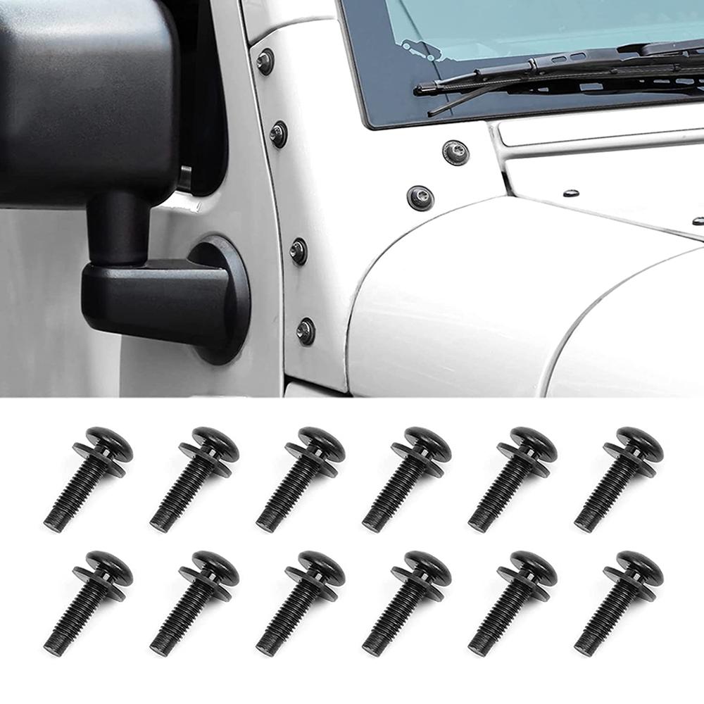 Винты на крышу для Jeep Wrangler JK JKU 2007-2017 Wrangler JL 2018 2022, винты Torx, болты, автомобильные аксессуары