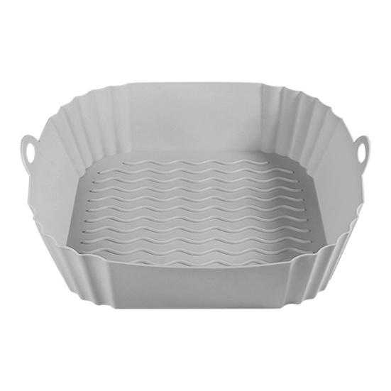 Силиконовая форма для аэрофритюрницы, многоразовая основа-коврик для аэрофритюрниц объемом от 3 до 5 фунтов, термостойкая, антипригарная, замена пергаментной бумаги