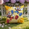 Мультяшная Наволочка C-Cuphead для Дома и Автомобиля, Двусторонняя Наволочка: Двусторонняя конструкция для максимального комфорта