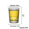 HANDUNYOU 95 мл стаканы для воды и пива из закаленного стекла (10-Pack)