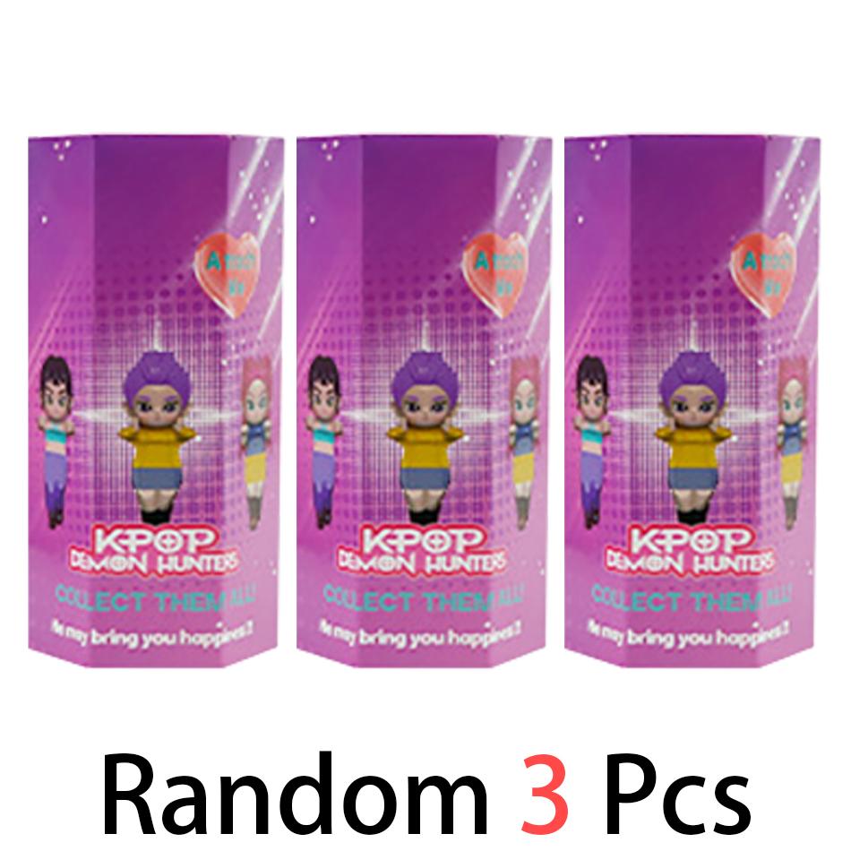 Версия Q K-pop Охотники на демонов коробка Фигурка Игрушка Derpys Tiger Rumi Mira Zoey Sussy Фигурка Кукла Фанаты Рождество день рождения Подарок