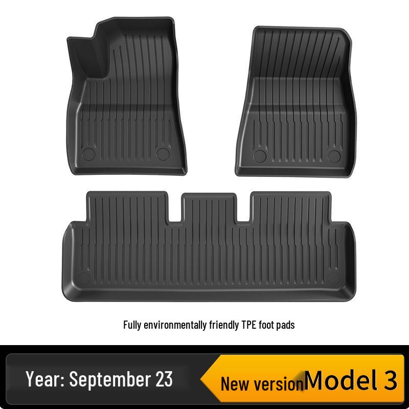 Полиуретановые коврики для салона и багажника Tesla Model 3