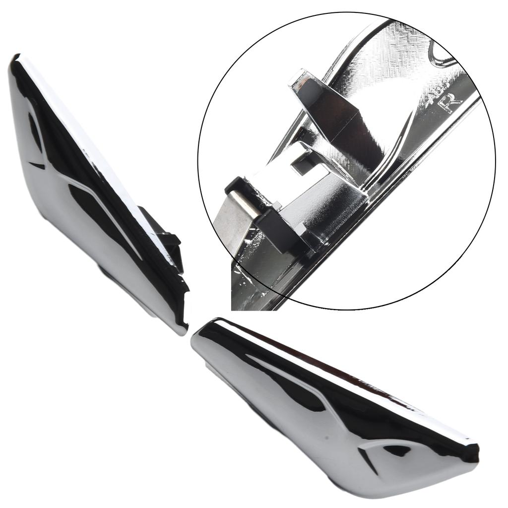 2pcs Car Front Fender Chrome Finisher Left Right Side Chrome Finisher For BMW For X3 F25 For X4 F26 51117338569,51117338570