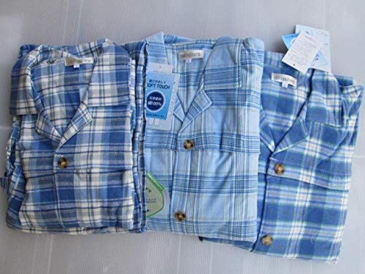 Полностью открывающаяся одежда для кормления 2L [yuaseiharu] Мужская пижама, для круглогодичной носки, S, M, L, (2L)