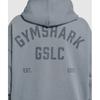 Gymshark Толстовка с капюшоном Gslc Graphic Oversized Iron Blue B3c4m Uc4r