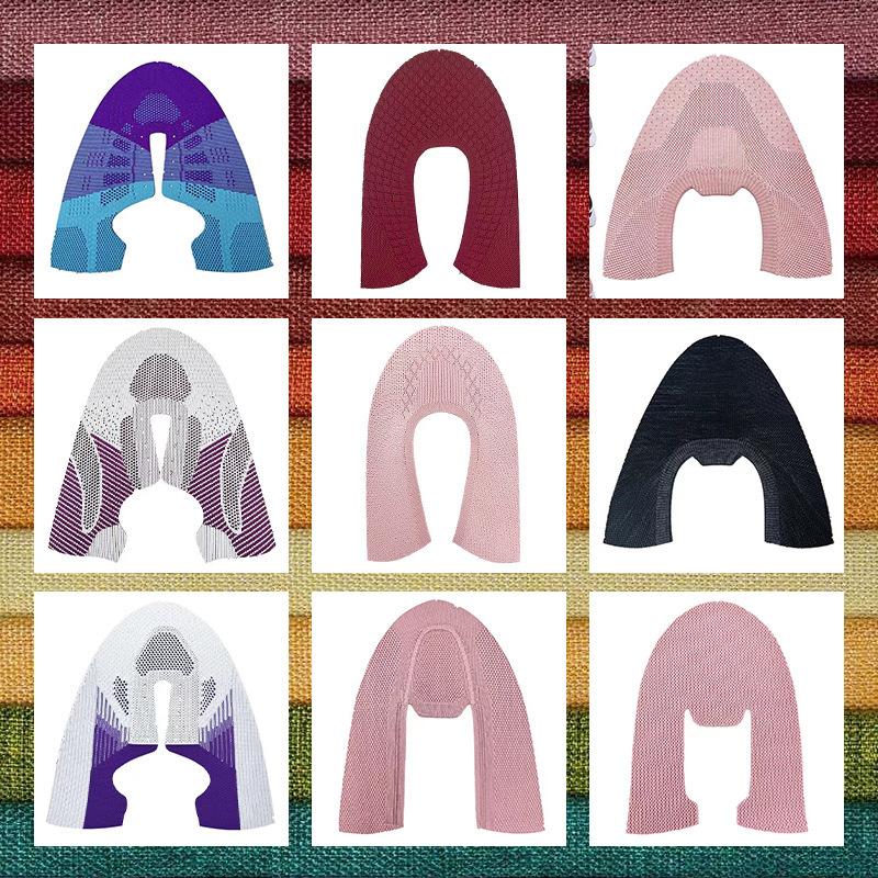 Work In Progress Fly-woven Upper Directly from the Manufacturer 3D Shallow Mouth One Pedal Breathable Knitted Upper Middle-aged and Elderly Shoes Help