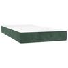 347711 vidaXL Pocket Spring Bed Mattress Dark Green 90x190 Cm Thickness 20 Cm