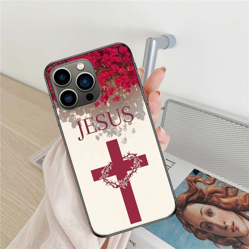 Jesus Bible Phone Case For Iphone 17 Air 16 15 Pro Max 14 Plus 16E Coque 13 Pro 12 Mini 11 Clear Cover Silicone Cute Shell Soft