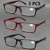 3 шт. Унисекс очки для чтения для женщин и мужчин, блокирующие синий свет, компьютерные очки