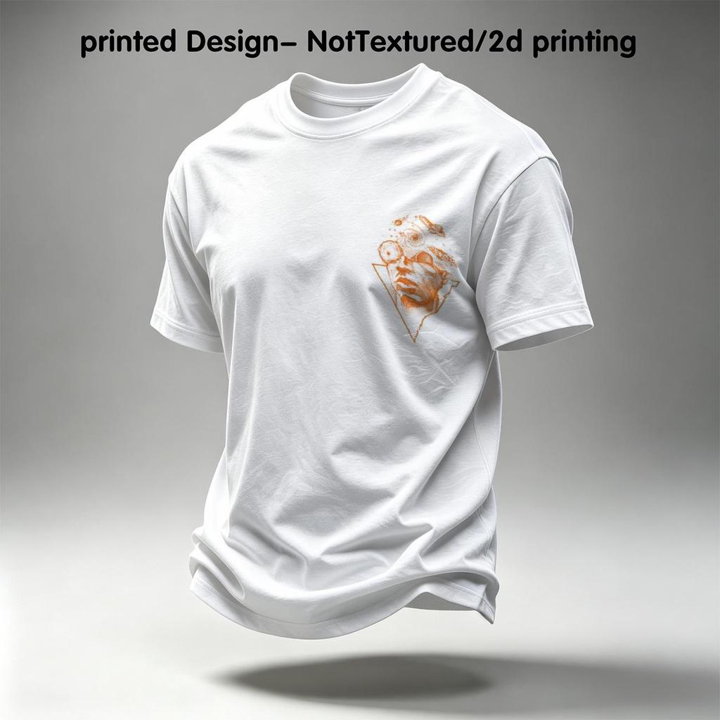 Men's 2D Printed T-Shirt, Funny Creative Graphic Patterns, Relaxed Fit, Minimalist Design, Ideal for Thanksgiving Casual Daily Wear