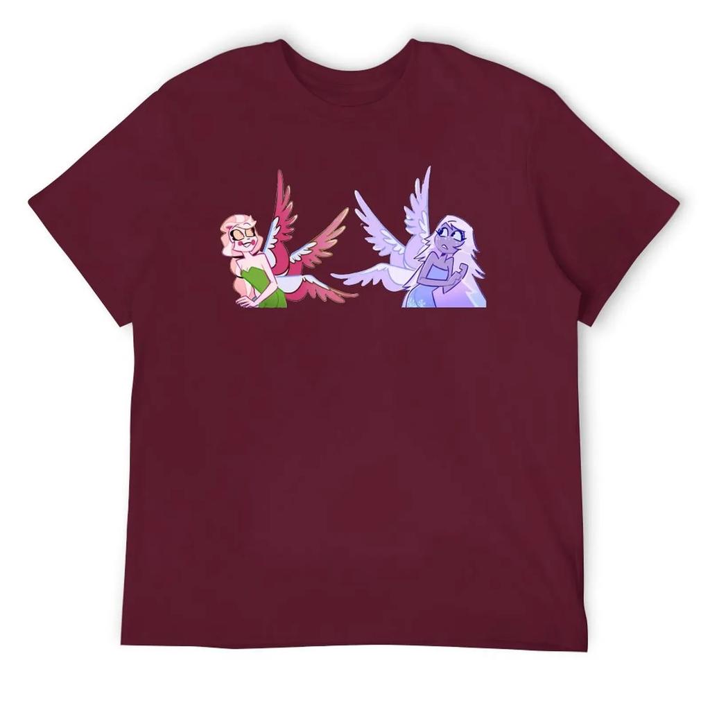 Round Neck  Charlie Emily Tinkerbell Fanart T-shirt  Sports T-shirts Vintage Funny Novelty Aactivity Competition USA Size