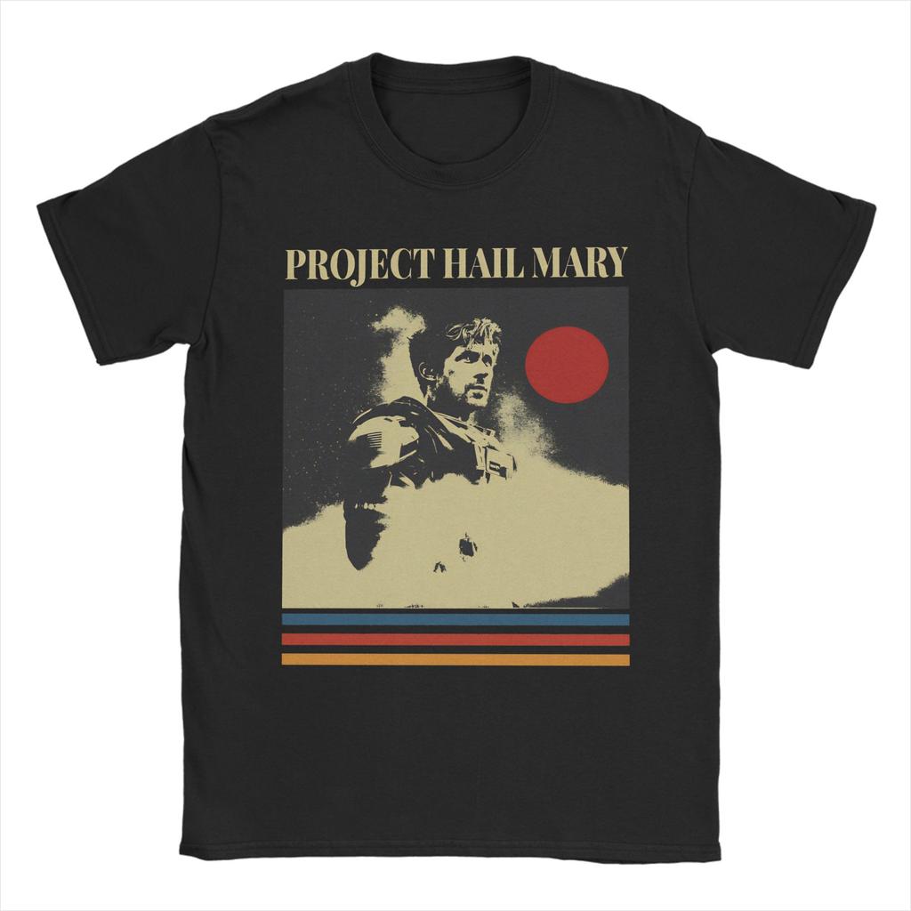New Arrival Project Hail Mary SciFi Movie T Shirt for Unisex Women  100 Cotton Tshirts Short Sleeve Tops