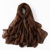 New Cotton Linen Scarf For Women Girls Students Autumn Classic Solid Color Scarves Retro Soft Foulard Viscose Female Wrap Shawls