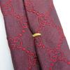 Used GUCCI tie GG silk Red Bordeaux suit
