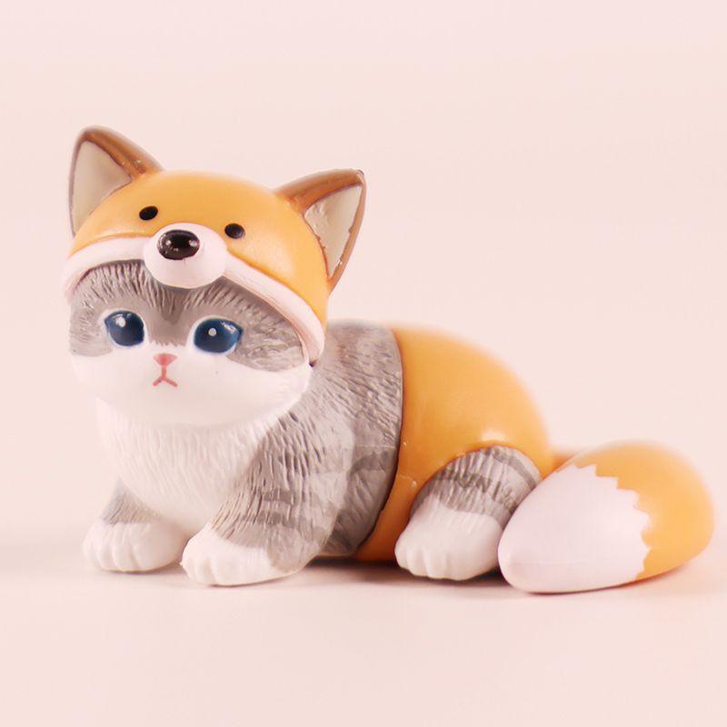 Cat Cos Animal Panda Rabbit Action Figure Toy Decoration Ornaments Xmas Gift