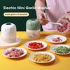 Mini Electric Garlic Chopper USB Meat Grinder Garlic Masher Machine Sturdy Durable Crushed Ginger Vegetable Crusher Kitchenware