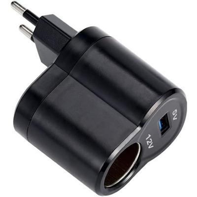 Автомобильный адаптер питания AC-DC, автомобильный преобразователь напряжения от 110 В до 12 В, розетка прикуривателя, выпрямитель, инвертор, источник питания, преобразователь тока