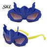 Flexible Frame Kids Sunglasses Boys Anime Hero Sunglasses, UV Protection Cool Cartoon Character Cosplay for Holiday Beach Party Photo Prop Outdoor Sun