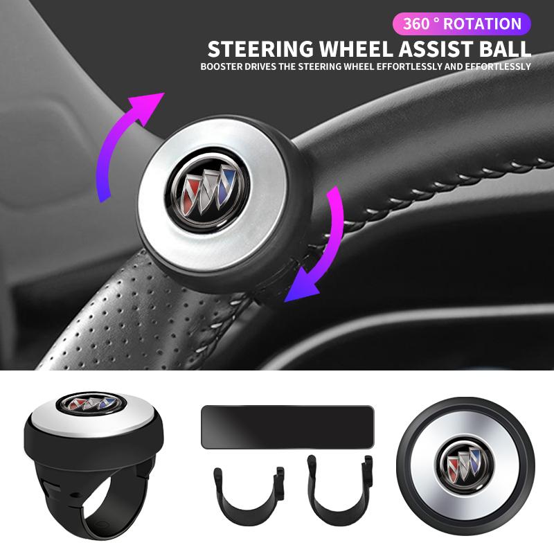 Car Steering Wheel Spinner Knob Steering Wheel Power Handle Ball For Buick Century Excelle XT Envision Excelle GT Verano Regal AP4