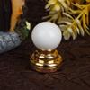 1:12 Dollhouse Model Mini Lighting Led Electronic White Round Shade Ceiling Light