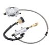 Rear Foot Disc Brake MasterCylinder Assembly Reduce Brake Disc Temperature for 110cc 125cc 150cc 200cc 250cc ATV Durable