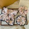 Sweet Dream Cat Handmade Scrunchie Korean Cute Bow Lace Hair Tie