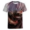 Футболка с рисунком Tokyo Ghoul для мужчин и женщин, летняя новая футболка для отдыха, модная уличная футболка в стиле Харадзюку, футболки