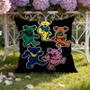 Band G-Grateful D-Dead Cushion Cover Home & Car Dual-Scene Pillow Cover: Reversible for Premium Comfort