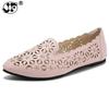 2024 Spring Women Flat Shoes Shallow Cutout Flats Ladies Slip Comfortable Breathable Loafers Nurse Boat Shoes Dfg56