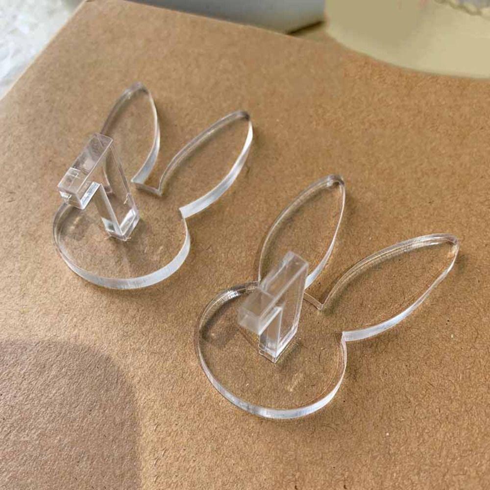 6 шт. Подставка для тренировки типсов в форме сердца Прозрачная подставка для демонстрации нейл-арта Инструменты для маникюра