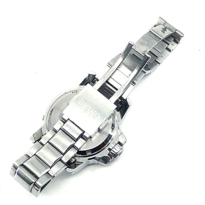 Б/у SEIKO/Brightz Phoenix Kinetic Direct Drive 5D44-0AB0/Автокварц/Нержавеющая сталь/Серебристый/Черный