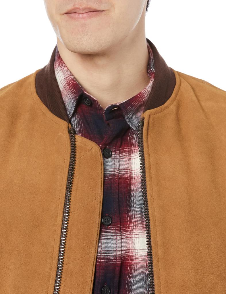 Кожаная ЗАМША КОРОВЬЯ [Хьюстон] MA-1 Мужская