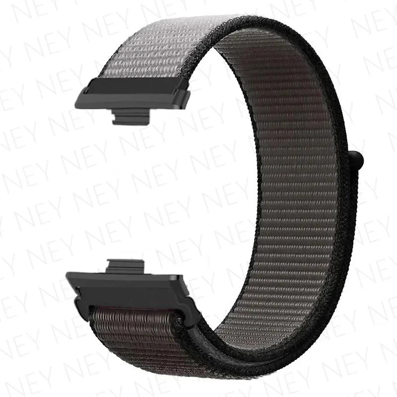 Нейлоновый ремешок-петля для huawei watch fit 3 ремешок смарт-часы браслет дышащий спортивный ремешок браслет correa huawei watch fit 3