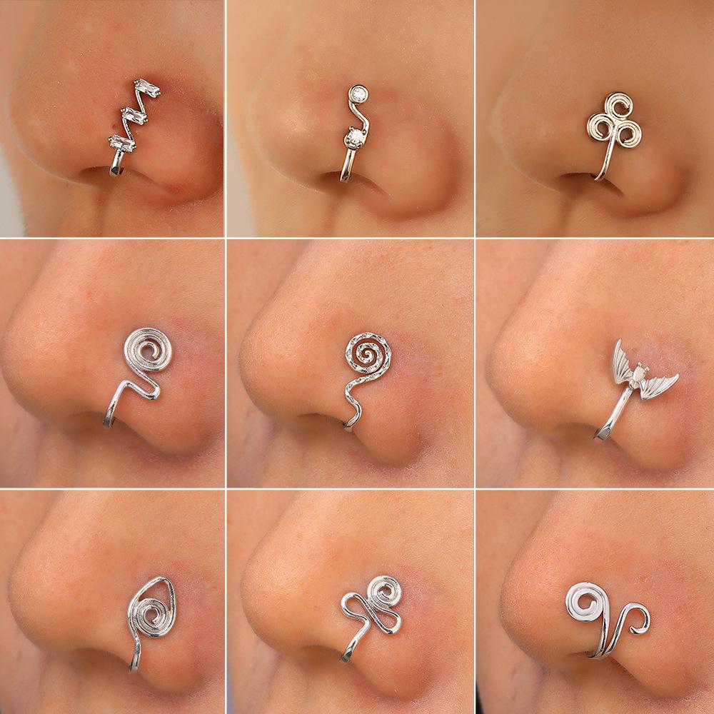 Nose Rings for Women Nose Ring Fake Nose Rings Clip On Nose Ring Gold Nose Rings Fake Septum Fake Nose Ring Nose Studs Nose Piercing