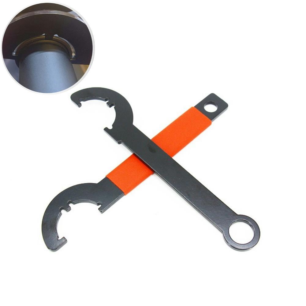 Ключ для корончатой гайки Регулируемый гаечный ключ Инструмент Стопорная гайка и Переустановка Аксессуары из высокоуглеродистой стали для велосипедов Трубопроводы