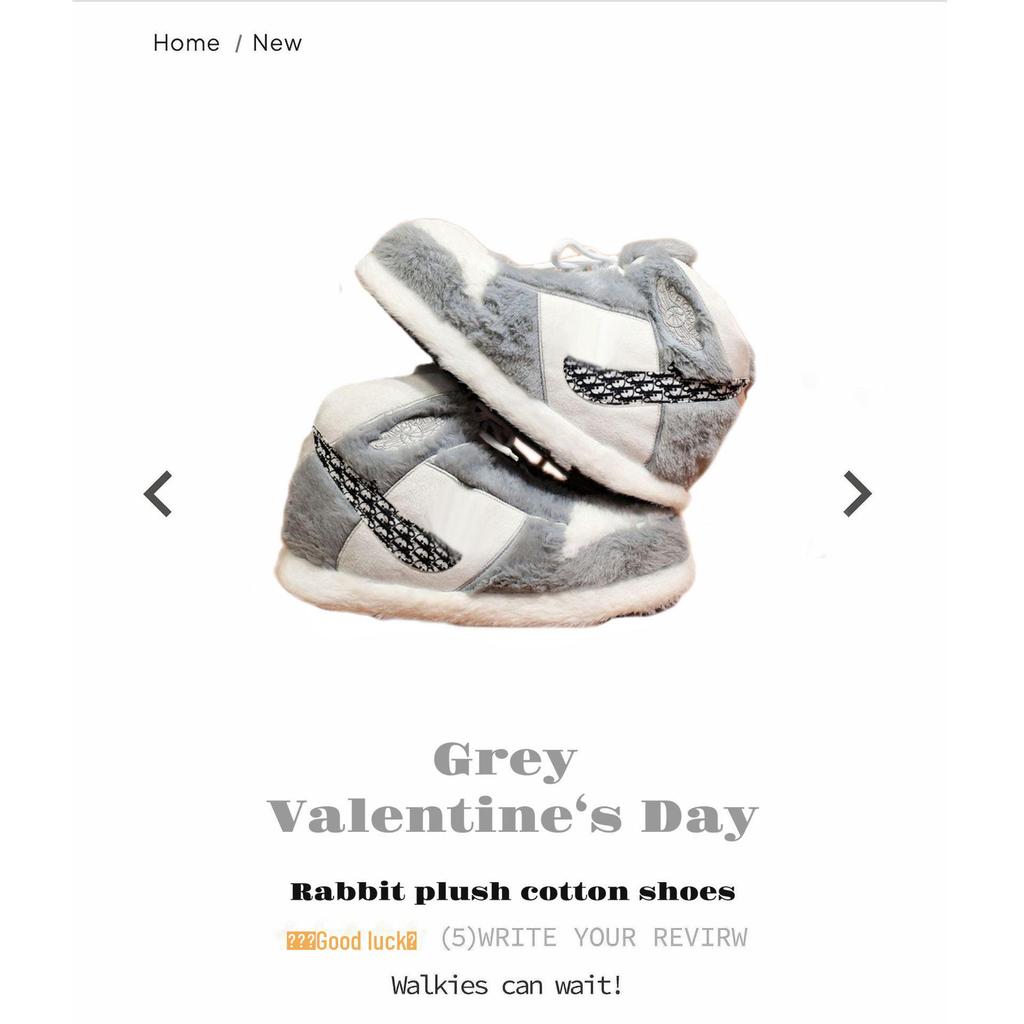 «Кокосовые тапочки AJ1, вдохновленные Douyin»: «Ретро хлопковая домашняя обувь для пар»