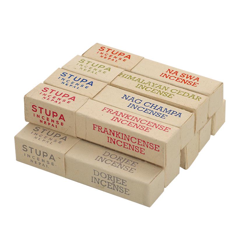 Гималайские благовония: Чистый ручной аромат с держателем, 10 ароматов для дома