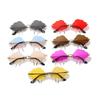 Funny Party Disco 90S Sun Glasses Rimless Sunglasses Sunglasses For Women Clouds Lightning Sunglasses