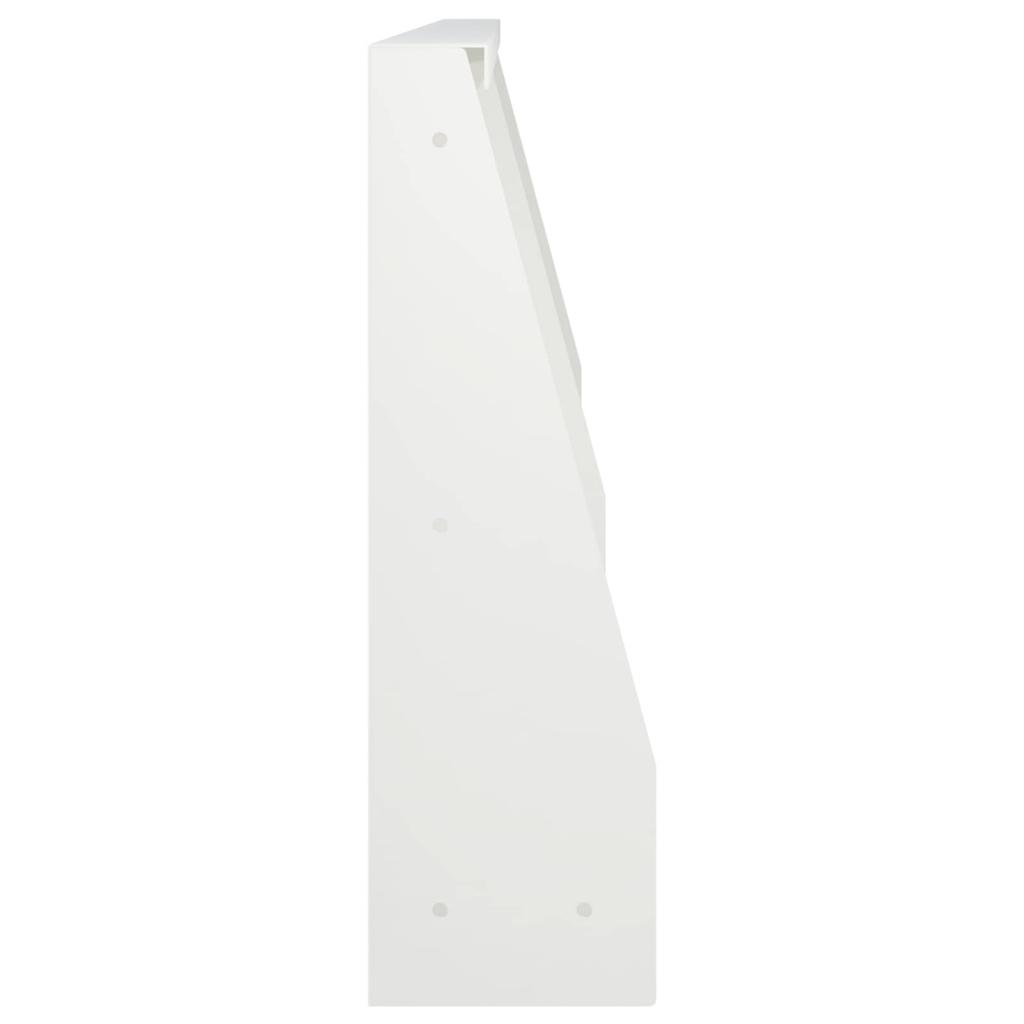 Retaining Wall 2 pcs 60 x 12 x 50 cm Steel White