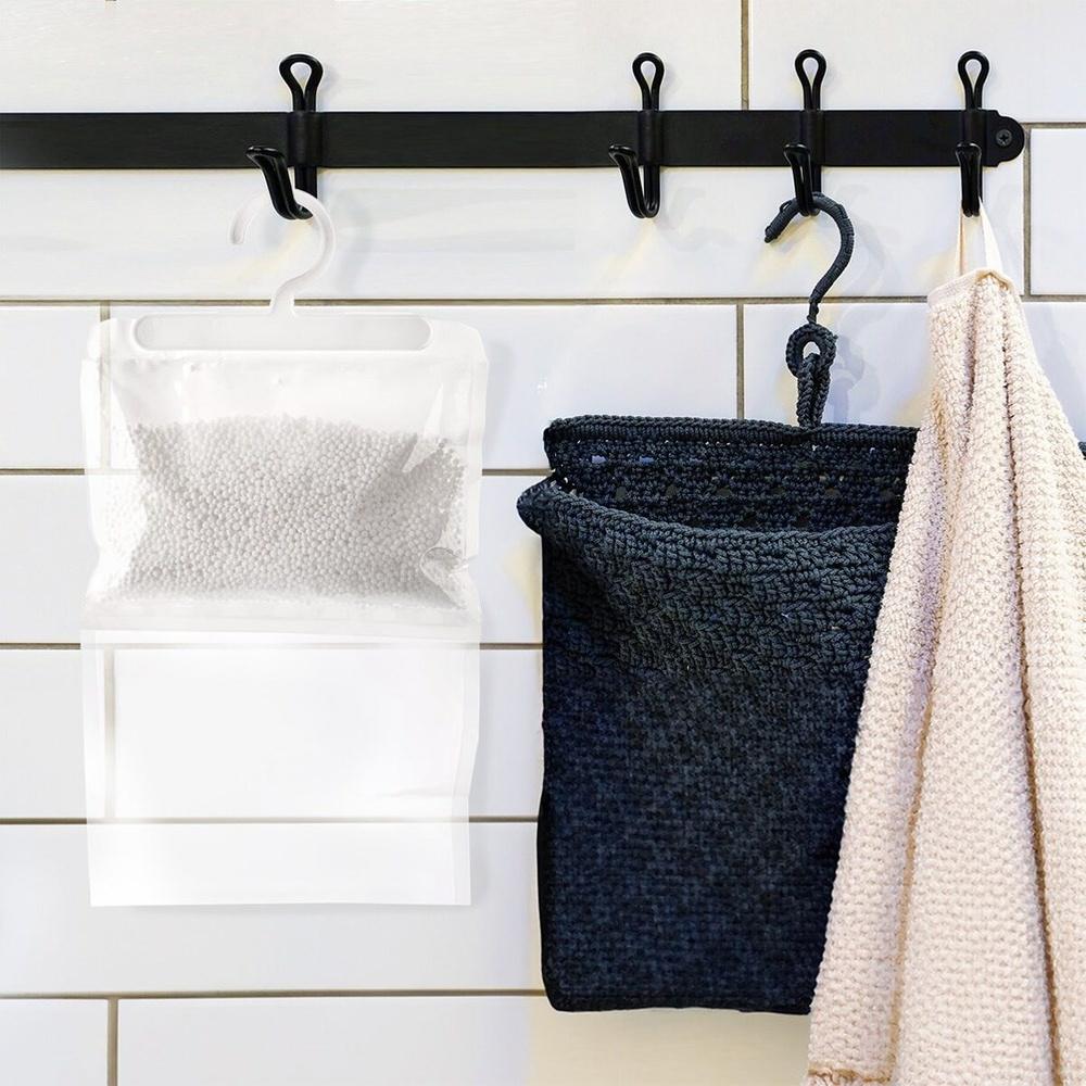 Moisture Absorber, Air Dehumidifier for Rooms, Wardrobes, on a Hanger, 400g