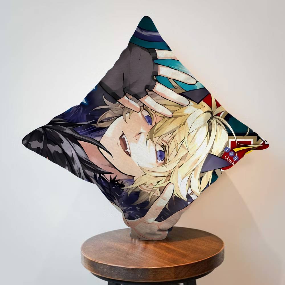 Anime Seraph of The End pillow cover sofa cushion cover home room decoration children gift