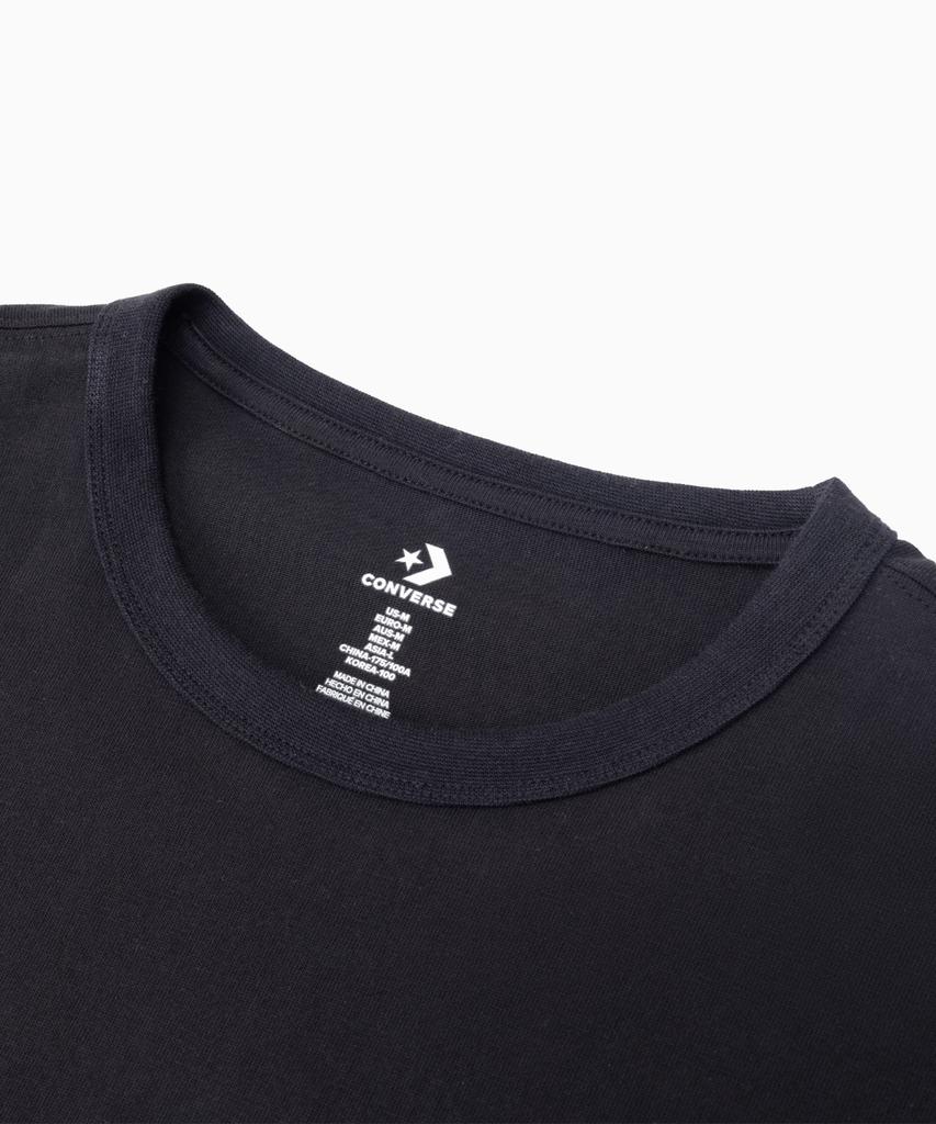 Кеонбосеу Футболка с нашивкой-логотипом Keonbeoseu Box Logo Черная Ucj437-023