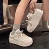 Весна 2025 ретро обувь на платформе женская новая популярная универсальная спортивная и повседневная обувь немецкие тренировочные белые туфли