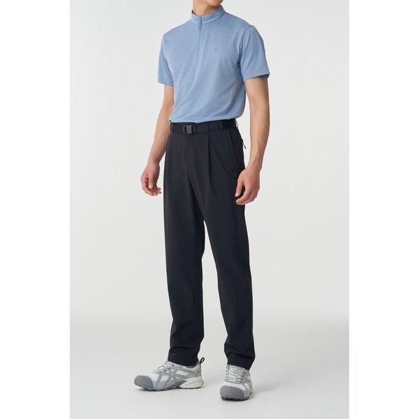Kolon Sports Мужские брюки с одной складкой, классический крой, черный, Jwpnm25251blk